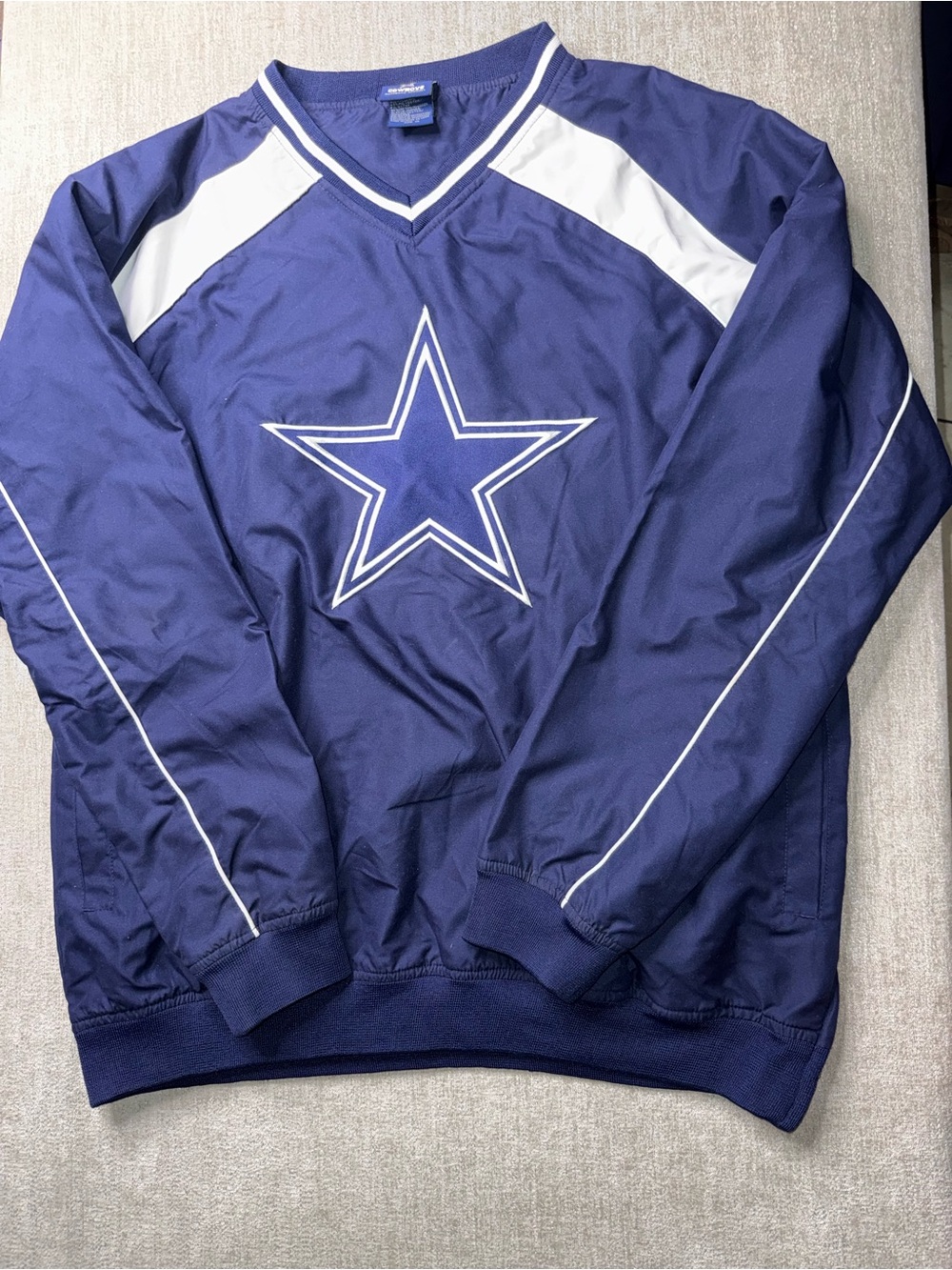 Dallas Cowboys NFL Pullover Windbreaker Jacket Men’s M Like New